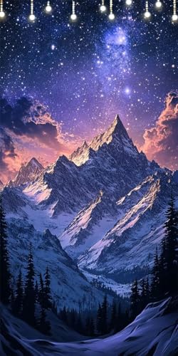 Malen Nach Zahlen Erwachsene Lila Malen Nach Zahlen Sternenhimmel, DIY Handgemalt Ölgemälde Kit für Anfänger und Erwachsene Mit Pinseln und Acrylfarbe, Ohne Rahmen, Wanddeko Wohnzimmer 45X90cm W6-291 Malen Nach Zahlen Erwachsene Lila Malen Nach Zahlen Sternenhimmel, DIY Handgemalt Ölgemälde Kit für Anfänger und Erwachsene Mit Pinseln und Acrylfarbe, Ohne Rahmen, Wanddeko Wohnzimmer 45X90cm W6-291 von Doontiny