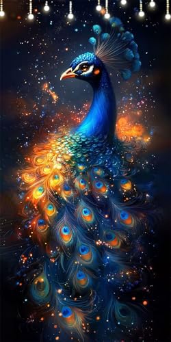 Malen Nach Zahlen Erwachsene Pfau Malen Nach Zahlen Traum, DIY Handgemalt Ölgemälde Kit für Anfänger und Erwachsene Mit Pinseln und Acrylfarbe Ohne Rahmen, Wanddeko Wohnzimmer Geschenk 80X160cm W6-355 Malen Nach Zahlen Erwachsene Pfau Malen Nach Zahlen Traum, DIY Handgemalt Ölgemälde Kit für Anfänger und Erwachsene Mit Pinseln und Acrylfarbe Ohne Rahmen, Wanddeko Wohnzimmer Geschenk 80X160cm W6-355 von Doontiny