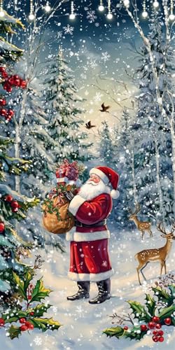 Malen Nach Zahlen Erwachsene Weihnachtsmann Malen Nach Zahlen Reh, DIY Handgemalt Ölgemälde Kit für Anfänger und Erwachsene Mit Pinseln und Acrylfarbe, Ohne Rahmen, Wanddeko Wohnzimmer 40X80cm W6-263 Malen Nach Zahlen Erwachsene Weihnachtsmann Malen Nach Zahlen Reh, DIY Handgemalt Ölgemälde Kit für Anfänger und Erwachsene Mit Pinseln und Acrylfarbe, Ohne Rahmen, Wanddeko Wohnzimmer 40X80cm W6-263 von Doontiny