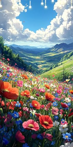Malen Nach Zahlen Erwachsene Wiese Malen Nach Zahlen Mohn, DIY Handgemalt Ölgemälde Kit für Anfänger und Erwachsene Mit Pinseln und Acrylfarbe Ohne Rahmen, Wanddeko Wohnzimmer, Geschenk 40X80cm W6-285 Malen Nach Zahlen Erwachsene Wiese Malen Nach Zahlen Mohn, DIY Handgemalt Ölgemälde Kit für Anfänger und Erwachsene Mit Pinseln und Acrylfarbe Ohne Rahmen, Wanddeko Wohnzimmer, Geschenk 40X80cm W6-285 von Doontiny