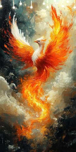 Phönix Malen Nach Zahlen Groß 45X90cm Flamme Malen Nach Zahlen Erwachsene, DIY Kreativ Set Mit 3-Pinseln und Acrylfarbe, Ohne Rahmen, Painting by Numbers für Geschenke und Wohnzimmer Wanddeko W6-274 Phönix Malen Nach Zahlen Groß 45X90cm Flamme Malen Nach Zahlen Erwachsene, DIY Kreativ Set Mit 3-Pinseln und Acrylfarbe, Ohne Rahmen, Painting by Numbers für Geschenke und Wohnzimmer Wanddeko W6-274 von Doontiny