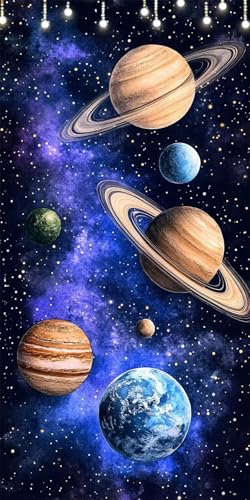 Universum Malen Nach Zahlen Groß 50X100cm Planet Malen Nach Zahlen Erwachsene, DIY Kreativ Set Mit 3-Pinseln und Acrylfarbe, Ohne Rahmen, Painting by Numbers für Wohnzimmer Wanddeko, Geschenke W6-392 Universum Malen Nach Zahlen Groß 50X100cm Planet Malen Nach Zahlen Erwachsene, DIY Kreativ Set Mit 3-Pinseln und Acrylfarbe, Ohne Rahmen, Painting by Numbers für Wohnzimmer Wanddeko, Geschenke W6-392 von Doontiny
