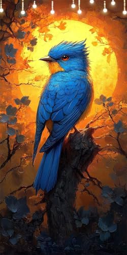 Vogel Malen Nach Zahlen Groß 45X90cm Holz Malen Nach Zahlen Erwachsene, DIY Kreativ Set Mit 3-Pinseln und Acrylfarbe, Ohne Rahmen, Painting by Numbers für Geschenke und Wanddeko Schlafzimmer W6-262 Vogel Malen Nach Zahlen Groß 45X90cm Holz Malen Nach Zahlen Erwachsene, DIY Kreativ Set Mit 3-Pinseln und Acrylfarbe, Ohne Rahmen, Painting by Numbers für Geschenke und Wanddeko Schlafzimmer W6-262 von Doontiny