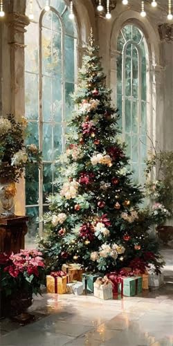 Weihnachtsbaum Malen Nach Zahlen Groß 50X100cm Geschenk Malen Nach Zahlen Erwachsene, DIY Kreativ Set Mit 3-Pinseln und Acrylfarbe, Ohne Rahmen, Painting by Numbers für Wohnzimmer Wanddeko W6-172 Weihnachtsbaum Malen Nach Zahlen Groß 50X100cm Geschenk Malen Nach Zahlen Erwachsene, DIY Kreativ Set Mit 3-Pinseln und Acrylfarbe, Ohne Rahmen, Painting by Numbers für Wohnzimmer Wanddeko W6-172 von Doontiny