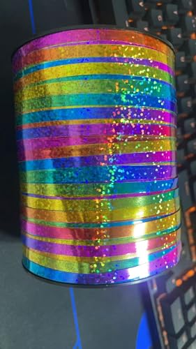 Dooozy 500 Meter Ringelband Geschenkband(Laserschwarz) von Dooozy