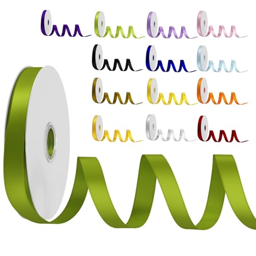 Satinband Schleifenband Dunkelgrün, Dooozy 10mm 91m Geschenkband Dekoband, Stoffband für Verpacken Geschenken Weihnachten Hochzeit Dekorieren Satinband Schleifenband Dunkelgrün, Dooozy 10mm 91m Geschenkband Dekoband, Stoffband für Verpacken Geschenken Weihnachten Hochzeit Dekorieren von Dooozy