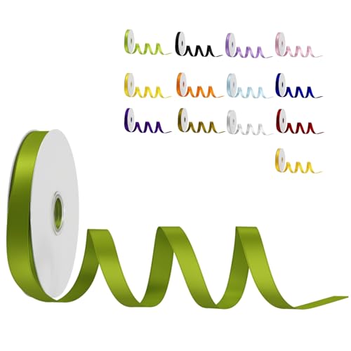 Satinband Schleifenband Dunkelgrün, Dooozy 6mm 91m Geschenkband Dekoband, Stoffband für Verpacken Geschenken Weihnachten Hochzeit Dekorieren Satinband Schleifenband Dunkelgrün, Dooozy 6mm 91m Geschenkband Dekoband, Stoffband für Verpacken Geschenken Weihnachten Hochzeit Dekorieren von Dooozy