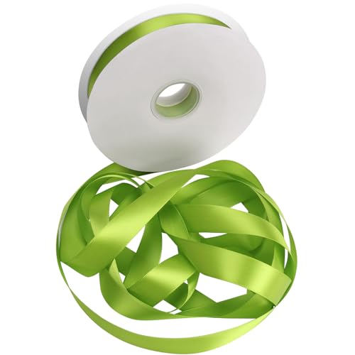 Satinband Schleifenband Grün, Dooozy 25mm 91m Geschenkband Dekoband, Stoffband für Verpacken Geschenken Weihnachten Hochzeit Dekorieren Satinband Schleifenband Grün, Dooozy 25mm 91m Geschenkband Dekoband, Stoffband für Verpacken Geschenken Weihnachten Hochzeit Dekorieren von Dooozy