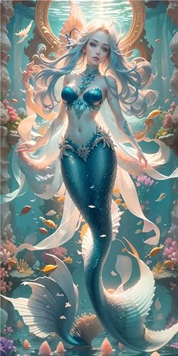 5D Diamond Painting Erwashsene Groß XXL 60x30cm Full Diamant Painting Bilder Meerjungfrauen Diamond Art DIY Diemant Malerel Kinder Kreuzstich Stickerei Kunst Set Home Wand Dekor H-108 5D Diamond Painting Erwashsene Groß XXL 60x30cm Full Diamant Painting Bilder Meerjungfrauen Diamond Art DIY Diemant Malerel Kinder Kreuzstich Stickerei Kunst Set Home Wand Dekor H-108 von Dooqon