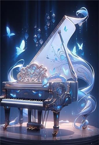 5D Diamond Painting Magisches Klavier Diamant Painting Set, DIY Daiments Painting Vollbohrer Kit, Malen Nach Zahlen Erwachsene Kinder, Büro Eingang Wand Wohnzimmer Schlafzimmer Dekor, 25x40cm H-204 5D Diamond Painting Magisches Klavier Diamant Painting Set, DIY Daiments Painting Vollbohrer Kit, Malen Nach Zahlen Erwachsene Kinder, Büro Eingang Wand Wohnzimmer Schlafzimmer Dekor, 25x40cm H-204 von Dooqon