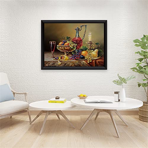 Diamond Painting, 5D Diamant Painting Stillleben Cup Bilder, Diamant Malerei Kinder Kreuzstich Kits, groß Daiments Painting mit Voll Zubehör für Wohnzimmer Schlafzimmer Büro Wand 30x40cm/12x16in Diamond Painting, 5D Diamant Painting Stillleben Cup Bilder, Diamant Malerei Kinder Kreuzstich Kits, groß Daiments Painting mit Voll Zubehör für Wohnzimmer Schlafzimmer Büro Wand 30x40cm/12x16in von Dooqon