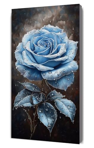 Dooqon Malen Nach Zahlen Erwachsene Rose Traum, DIY Handgemalt Ölgemälde Kit für Anfänger und Erwachsene, Inklusive Knitterfreie Leinwand,Pinsel und Acrylfarben, Malen Nach Zahlen Dekor 30x60cm g-383 von Dooqon