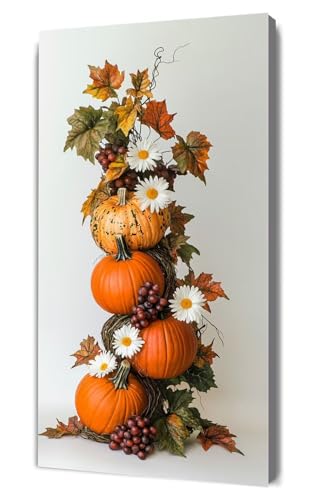 Malen Nach Zahlen Erwachsene Kürbis Obst, DIY Handgemalt Ölgemälde Kit für Anfänger und Erwachsene, Inklusive Knitterfreie Leinwand,Pinsel und Acrylfarben, Malen Nach Zahlen Dekor 20x40cm g-449 von Dooqon