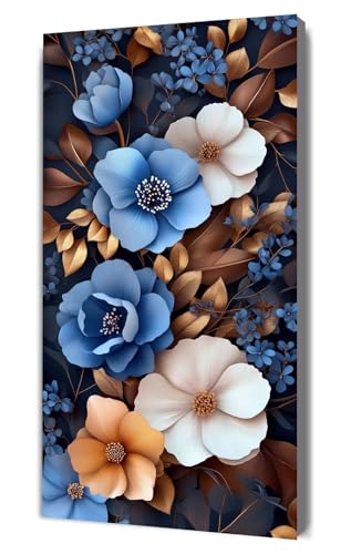 Malen Nach Zahlen Erwachsene Schönheit Blume, DIY Handgemalt Ölgemälde Kit für Anfänger und Erwachsene, Inklusive Knitterfreie Leinwand,Pinsel und Acrylfarben, Malen Nach Zahlen Dekor 20x40cm g-388 von Dooqon