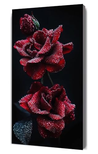 Malen Nach Zahlen Erwachsene Traum Blume, DIY Handgemalt Ölgemälde Kit für Anfänger und Erwachsene, Inklusive Knitterfreie Leinwand,Pinsel und Acrylfarben, Malen Nach Zahlen Dekor 20x40cm g-407 von Dooqon