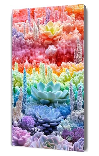 Malen Nach Zahlen Erwachsene Traum Blume, DIY Handgemalt Ölgemälde Kit für Anfänger und Erwachsene, Inklusive Knitterfreie Leinwand,Pinsel und Acrylfarben, Malen Nach Zahlen Dekor 30x60cm g-402 von Dooqon