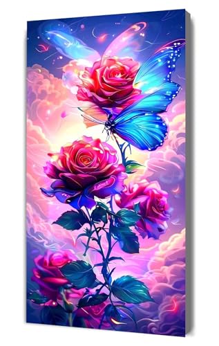 Malen Nach Zahlen Erwachsene Traum Rose, DIY Handgemalt Ölgemälde Kit für Anfänger und Erwachsene, Inklusive Knitterfreie Leinwand,Pinsel und Acrylfarben, Malen Nach Zahlen Dekor 100x200cm g-419 Malen Nach Zahlen Erwachsene Traum Rose, DIY Handgemalt Ölgemälde Kit für Anfänger und Erwachsene, Inklusive Knitterfreie Leinwand,Pinsel und Acrylfarben, Malen Nach Zahlen Dekor 100x200cm g-419 von Dooqon