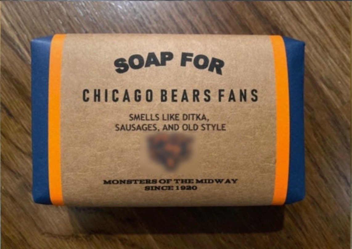 Chicago Bears Geschenk - Soap Lustiges Einzigartiges Personalisiertes Geschenk, Um Bärenfan Zu Feiern von DopeSoapzz