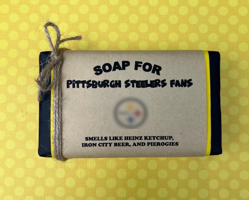 Pittsburgh Steelers Geschenk - Seife Lustiges Einzigartiges Personalisiertes Pittsburgh Steelers Geschenk - Seife Lustiges Einzigartiges Personalisiertes von DopeSoapzz