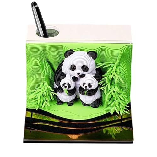 Dopsyesn 2026 Zeitstück Kalender | Panda Papier Skulptur 3D Notizblock,Abreißbarer Papier Skulptur Notizblock Für Lehrer Freiberufler Studenten Schreibtisch Nachttisch Schminktisch Bettseite Büro Dopsyesn 2026 Zeitstück Kalender | Panda Papier Skulptur 3D Notizblock,Abreißbarer Papier Skulptur Notizblock Für Lehrer Freiberufler Studenten Schreibtisch Nachttisch Schminktisch Bettseite Büro von Dopsyesn