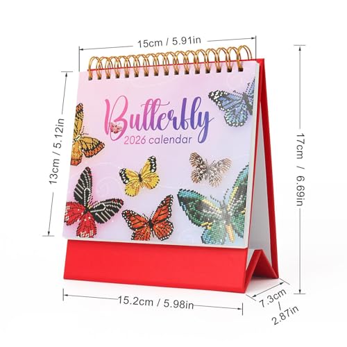 Dopsyesn Kunst Kalender - Punktmalerei Tischkalender 2026 | Handgefertigt Wohnaccessoires Für Zuhause Einsteiger Geschenkidee Dopsyesn Kunst Kalender - Punktmalerei Tischkalender 2026 | Handgefertigt Wohnaccessoires Für Zuhause Einsteiger Geschenkidee von Dopsyesn