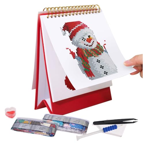 Dopsyesn -Kunst Schreibtischkalender, Tischkalender 2026 Strassstein Malerei Kunst für Erwachsene, Handgefertigt Wohnaccessoires Für Zuhause Einsteiger Geschenkidee Dopsyesn -Kunst Schreibtischkalender, Tischkalender 2026 Strassstein Malerei Kunst für Erwachsene, Handgefertigt Wohnaccessoires Für Zuhause Einsteiger Geschenkidee von Dopsyesn
