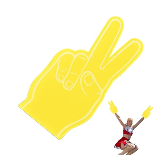 Dopsyesn Schaumstoff Finger, Riesenschaum-Finger Gladiator, Weicher Und Zuverlässiger Schaumstoff-Fächerfinger, Großer -Hand-Zeigefinger,Sportschaum-Fächerfinger Für Fußballspiel, Basketballspiel von Dopsyesn
