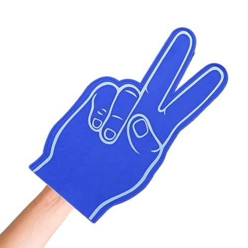 Dopsyesn Schaumstoff Finger, Riesenschaum-Finger Gladiator, Weicher Und Zuverlässiger Schaumstoff-Fächerfinger, Großer -Hand-Zeigefinger,Sportschaum-Fächerfinger Für Fußballspiel, Basketballspiel von Dopsyesn