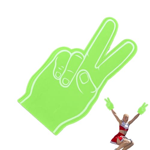 Dopsyesn Schaumstoff Finger, Riesenschaum-Finger Gladiator, Weicher Und Zuverlässiger Schaumstoff-Fächerfinger, Großer -Hand-Zeigefinger,Sportschaum-Fächerfinger Für Fußballspiel, Basketballspiel von Dopsyesn