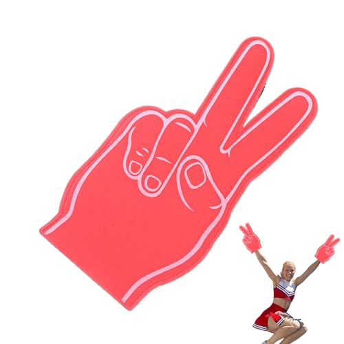 Dopsyesn Schaumstoff Finger, Riesenschaum-Finger Gladiator, Weicher Und Zuverlässiger Schaumstoff-Fächerfinger, Großer -Hand-Zeigefinger,Sportschaum-Fächerfinger Für Fußballspiel, Basketballspiel von Dopsyesn