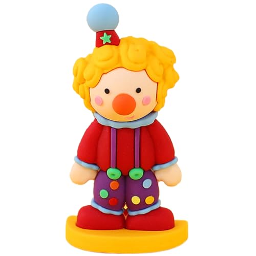 Clown-Figuren, bunte Miniatur-Zirkus-Clown-Dekoration, Karnevals-Kuchenaufsatz, Clown-Ornament, wiederverwendbare Kunst-Clown-Figur, für Heimbüro-Dekorationen, Stil 2 Clown-Ornament, Kunst-die-Clown-F Clown-Figuren, bunte Miniatur-Zirkus-Clown-Dekoration, Karnevals-Kuchenaufsatz, Clown-Ornament, wiederverwendbare Kunst-Clown-Figur, für Heimbüro-Dekorationen, Stil 2 Clown-Ornament, Kunst-die-Clown-F von Dorccsi