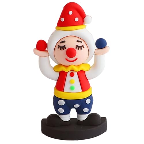 Clown-Figuren, bunte Miniatur-Zirkus-Clown-Dekoration, Karnevals-Kuchenaufsatz, Clown-Ornament, wiederverwendbare Kunst-Clown-Figur, für Home-Office-Dekorationen, Stil 5 Clown-Ornament, Kunst-die-Clow Clown-Figuren, bunte Miniatur-Zirkus-Clown-Dekoration, Karnevals-Kuchenaufsatz, Clown-Ornament, wiederverwendbare Kunst-Clown-Figur, für Home-Office-Dekorationen, Stil 5 Clown-Ornament, Kunst-die-Clow von Dorccsi