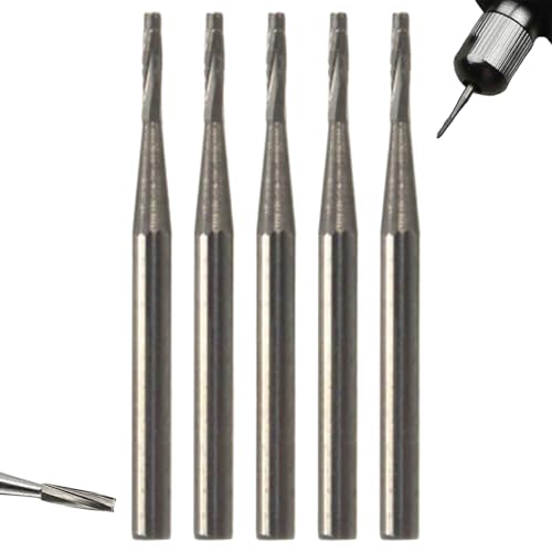 Glasbohrer, 0,9 mm, Wolframstahl, Hartmetall-Bohrer für Auto, Windschutzscheibe, Steinschlag, Harz, Bit-Set, Hartmetall, Mauerwerk, 5 Stück Glasbohrer, 0,9 mm, Wolframstahl, Hartmetall-Bohrer für Auto, Windschutzscheibe, Steinschlag, Harz, Bit-Set, Hartmetall, Mauerwerk, 5 Stück von Dorccsi