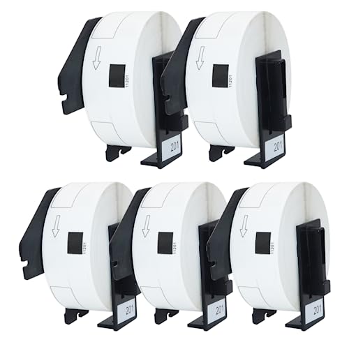 Doree 5 Rollen DK-11201 29mm x 90mm Standard-Adressetiketten Kompatibel mit Brother 2000 Etiketten für Brother QL Etikettendrucker Doree 5 Rollen DK-11201 29mm x 90mm Standard-Adressetiketten Kompatibel mit Brother 2000 Etiketten für Brother QL Etikettendrucker von Doree