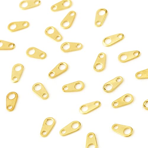 DoreenBeads 10 Stück goldgefüllte Kettenanhänger für Federringverschluss, Ketten-Endstück, Verbindungsstück für Halskette, Armband, Fußkettchen, Schmuckherstellung, Basteln, 6 x 3 mm, 1,9 mm und 1,2 DoreenBeads 10 Stück goldgefüllte Kettenanhänger für Federringverschluss, Ketten-Endstück, Verbindungsstück für Halskette, Armband, Fußkettchen, Schmuckherstellung, Basteln, 6 x 3 mm, 1,9 mm und 1,2 von DoreenBeads