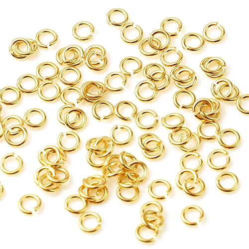 DoreenBeads 20 Stück Gold gefüllte offene Biegeringe – 3 mm Biegeringe für Halsketten, Armbänder, Ohrringe, Schlüsselanhänger, DIY, Handwerk, Schmuck, Erkenntnisse DoreenBeads 20 Stück Gold gefüllte offene Biegeringe – 3 mm Biegeringe für Halsketten, Armbänder, Ohrringe, Schlüsselanhänger, DIY, Handwerk, Schmuck, Erkenntnisse von DoreenBeads