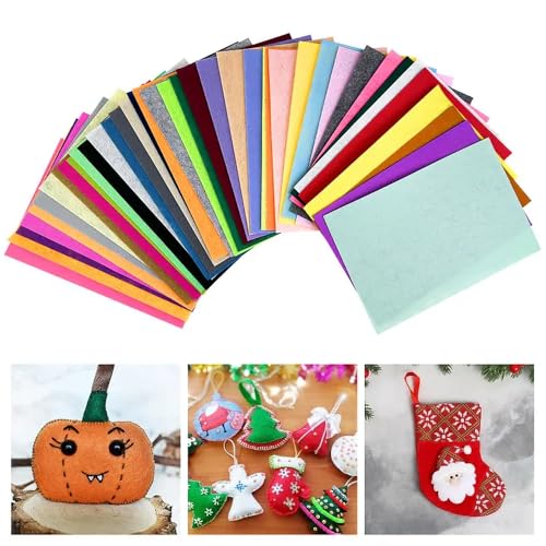 Dorglix 20 x 30 cm Filz zum Basteln, 40 Farben Bastelfilz, 1mm Bunter Filzstoff, Kinder Vliesstoff Stoff Filzplatten, Felt Fabric, Filzblätter Filzen Filzmatte zum DIY Handwerk Nähen Manual Decoration Dorglix 20 x 30 cm Filz zum Basteln, 40 Farben Bastelfilz, 1mm Bunter Filzstoff, Kinder Vliesstoff Stoff Filzplatten, Felt Fabric, Filzblätter Filzen Filzmatte zum DIY Handwerk Nähen Manual Decoration von Dorglix