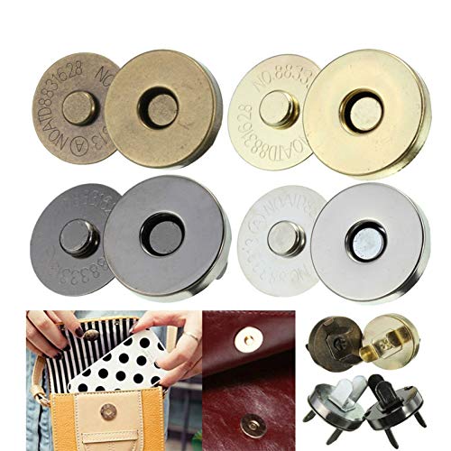 Dorime 5pc / 18MM magnetische Druckknöpfe Haken Buttons Handtasche Wallet Handwerk Taschen Teile Zubehör Ersatz-Taste von Dorime