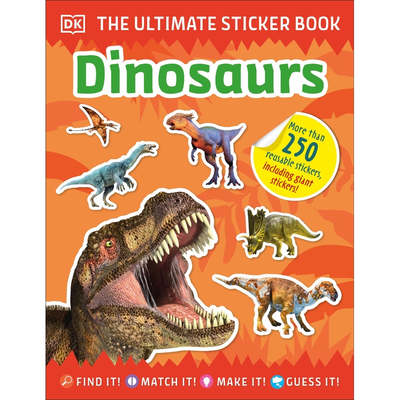 Ultimate Sticker Book Dinosaurs - Dk, Taschenbuch von Dorling Kindersley Ltd.