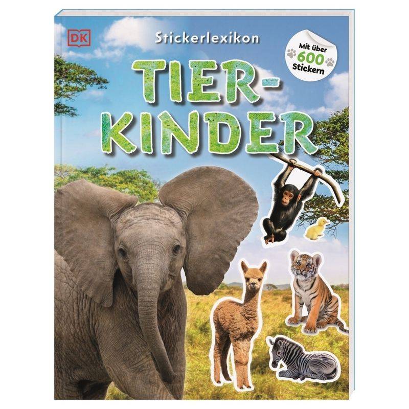 Sticker-Lexikon. Tierkinder, Kartoniert (TB) von Dorling Kindersley