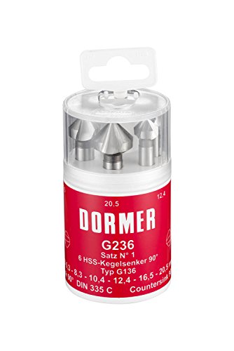Dormer Countersink set, Set of 6 Dormer Countersink set, Set of 6 von Dormer Pramet