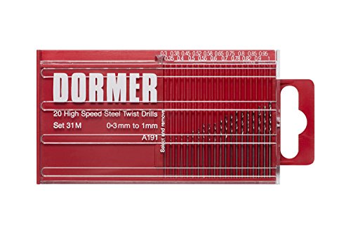 Dormer Jobber Drill Set, Set of 20 von Dormer