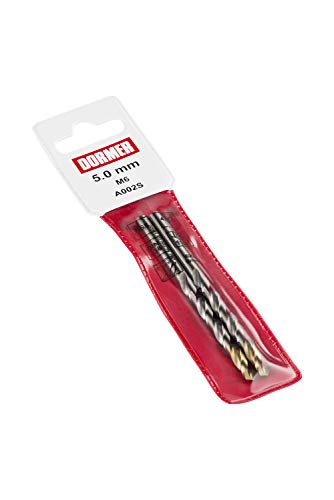 Dormer 002 Spiralbohrer - Einzelverpackung, HSS, A002S, 2 Stück, 4.00 mm Dormer 002 Spiralbohrer - Einzelverpackung, HSS, A002S, 2 Stück, 4.00 mm von Dormer