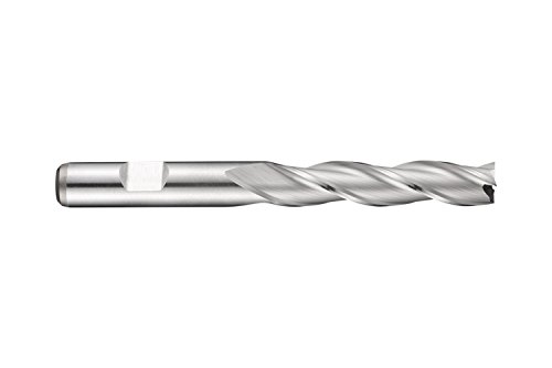 Dormer C3464.0 Serie C346 HSS-E 3 Flöte Lange Serie Schlitzbohrer/Fräser mit hellem Finish, DIN 1835B Schaft, 4,00 mm Schnittdurchmesser von Dormer