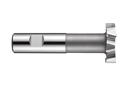 Dormer C82510.0X63.0 Kobalt-Schnellstahl-Schaft, Hell beschichtet, Kobalt-Schnellarbeitsstahl, 63 mm Kopfdurchmesser, 63 mm Nutlänge, 63 mm Fräserdurchmesser von Dormer