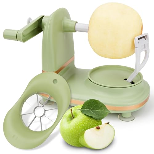 Apfelschäler, 8 Keile Apfelschäler Slicer Corer, Edelstahlklingen, Apfelschneider, Apfelentkerner Apfelschäler, 8 Keile Apfelschäler Slicer Corer, Edelstahlklingen, Apfelschneider, Apfelentkerner von Dormercy