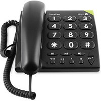 doro PhoneEasy 311c Schnurgebundenes Telefon schwarz von Doro