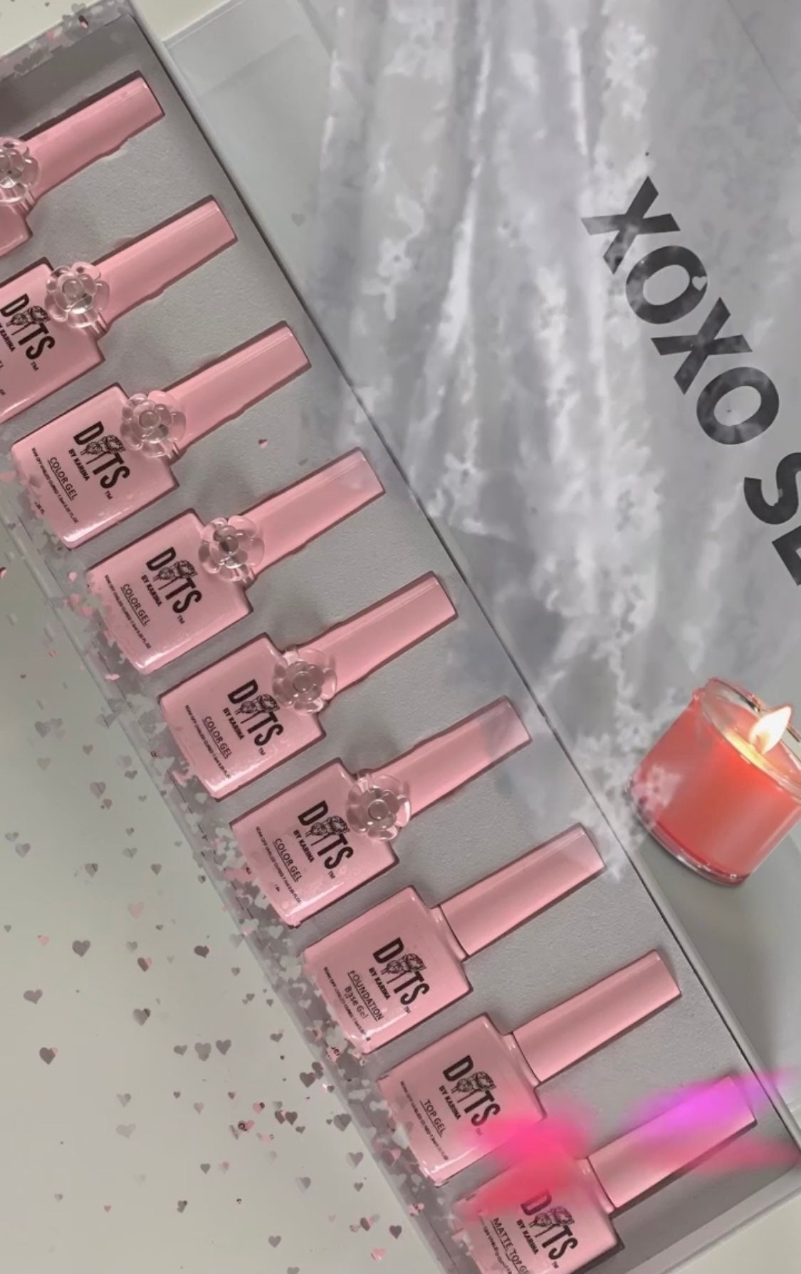 xoxo Set Gel Nagellack von DotsByKarina