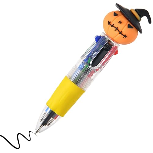 Dottduya Halloween Kugelschreiber,Kinder Mehrfarbige Ausziehbare Stifte für die Schule - Lernaccessoires Reibungsloses Schreibmaterial Für Schüler Unterricht Party Schule Dottduya Halloween Kugelschreiber,Kinder Mehrfarbige Ausziehbare Stifte für die Schule - Lernaccessoires Reibungsloses Schreibmaterial Für Schüler Unterricht Party Schule von Dottduya