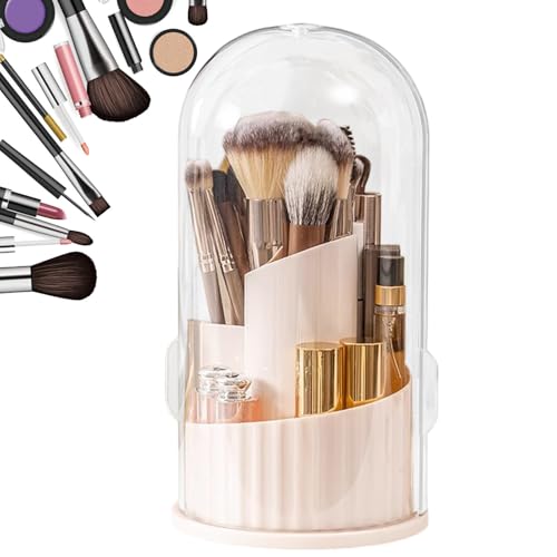 Dottduya Pinselhalter | Desktop Organizer,Drehbares Organizer-Set Mit Staubschutzdeckel Für Pinsel Und Vanity-Ordnung Dottduya Pinselhalter | Desktop Organizer,Drehbares Organizer-Set Mit Staubschutzdeckel Für Pinsel Und Vanity-Ordnung von Dottduya